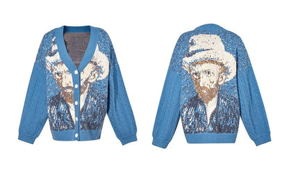 Vincent Van Gogh Sweater, Vintage