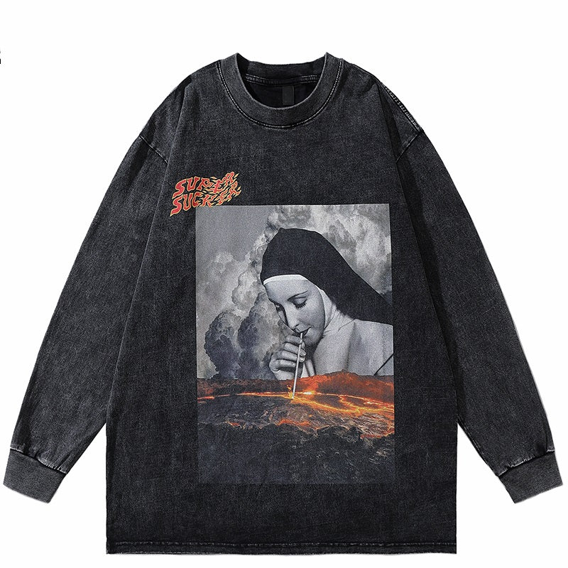 High Sister Washed Long Sleeve T-shirt