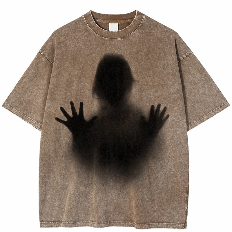 Graphic Shadow Washed T-shirt