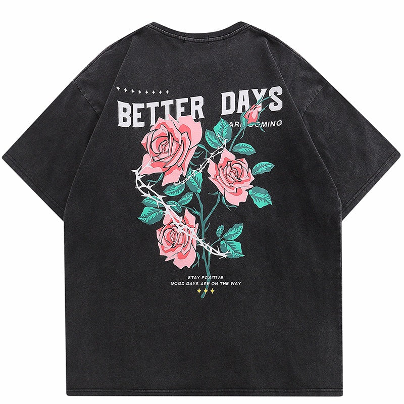 Better Days Two Side Print Unisex T-shirt OVERSIZED