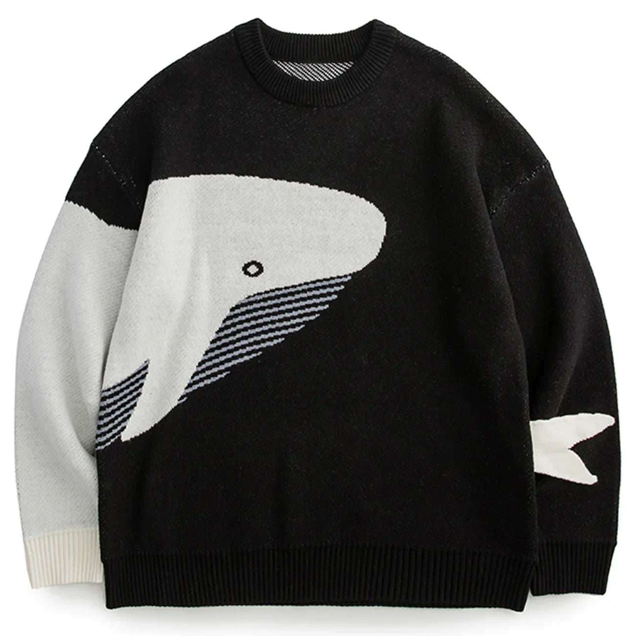 Whale Knitted Sweater - Unisex