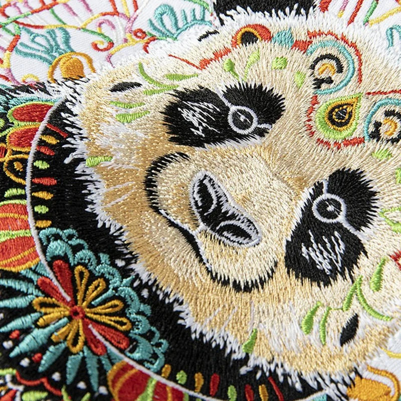 Panda Heavy Embroidery T-Shirt