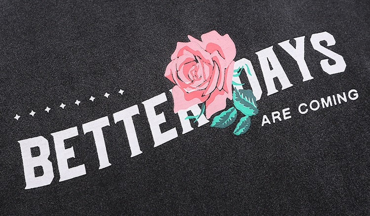 Better Days Two Side Print Unisex T-shirt OVERSIZED